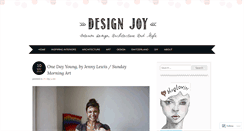 Desktop Screenshot of designjoyblog.com