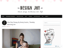 Tablet Screenshot of designjoyblog.com